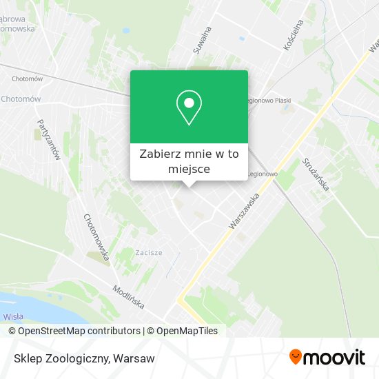 Mapa Sklep Zoologiczny