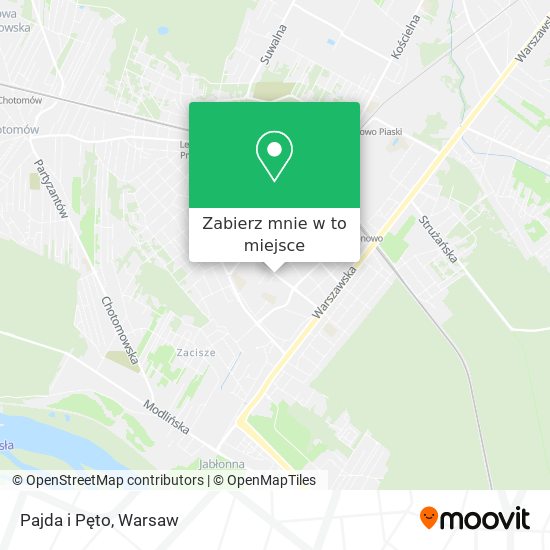 Mapa Pajda i Pęto