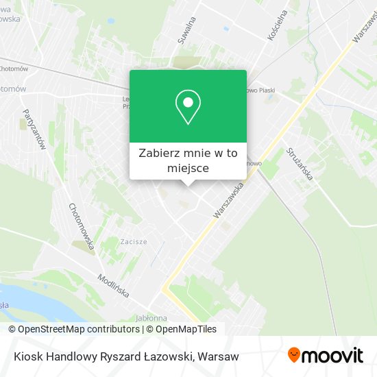 Mapa Kiosk Handlowy Ryszard Łazowski