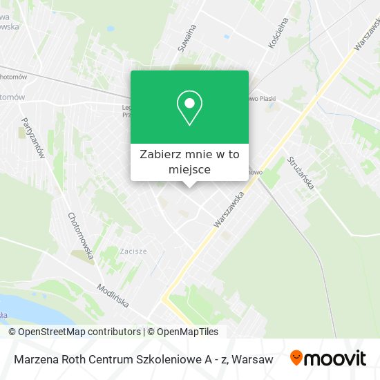 Mapa Marzena Roth Centrum Szkoleniowe A - z