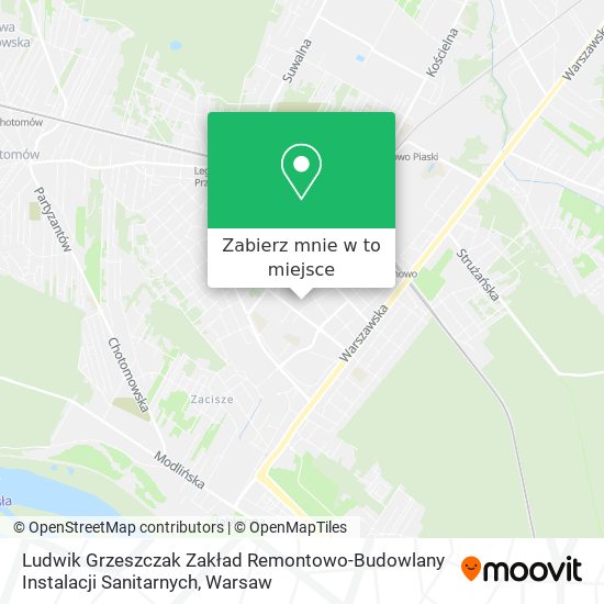 Mapa Ludwik Grzeszczak Zakład Remontowo-Budowlany Instalacji Sanitarnych