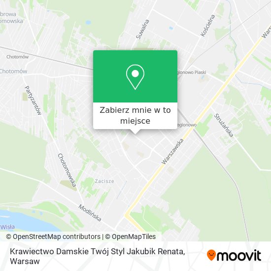 Mapa Krawiectwo Damskie Twój Styl Jakubik Renata