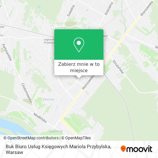 Mapa Buk Biuro Usług Księgowych Mariola Przybylska