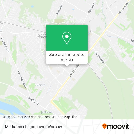 Mapa Mediamax Legionowo