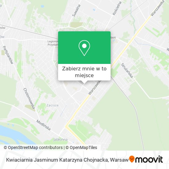 Mapa Kwiaciarnia Jasminum Katarzyna Chojnacka