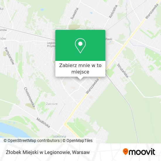 Mapa Żłobek Miejski w Legionowie