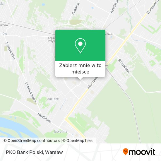 Mapa PKO Bank Polski