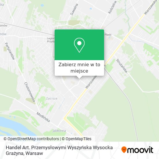 Mapa Handel Art. Przemysłowymi Wyszyńska Wysocka Grażyna