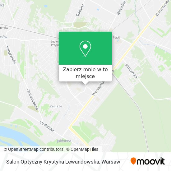 Mapa Salon Optyczny Krystyna Lewandowska