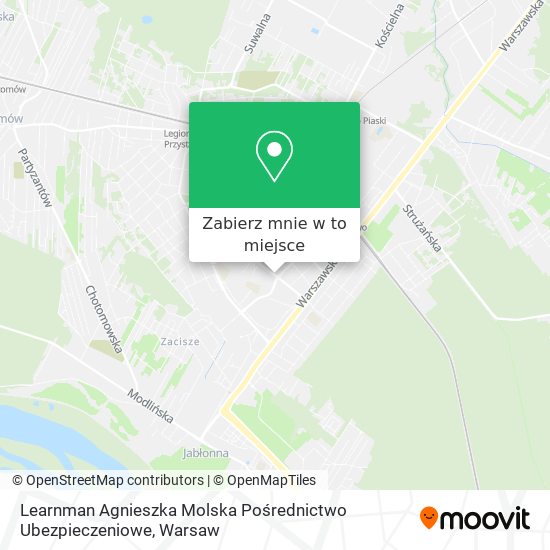 Mapa Learnman Agnieszka Molska Pośrednictwo Ubezpieczeniowe