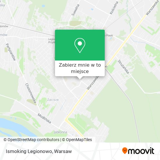 Mapa Ismoking Legionowo