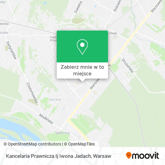 Mapa Kancelaria Prawnicza Ij Iwona Jadach