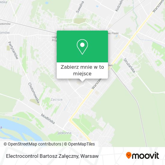 Mapa Electrocontrol Bartosz Załęczny