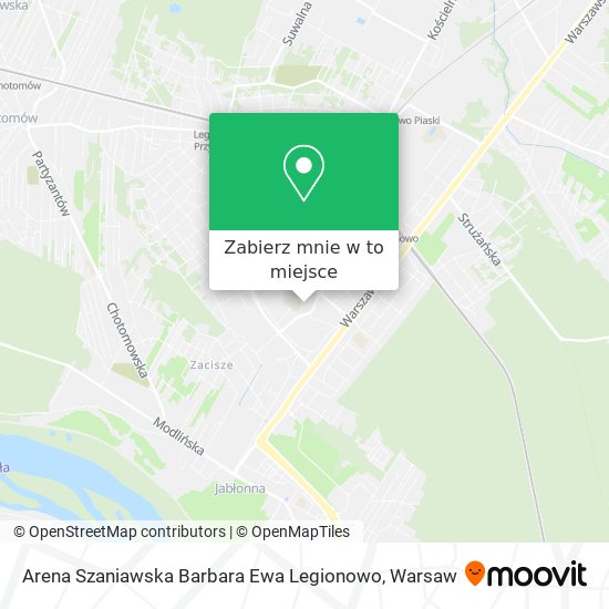 Mapa Arena Szaniawska Barbara Ewa Legionowo