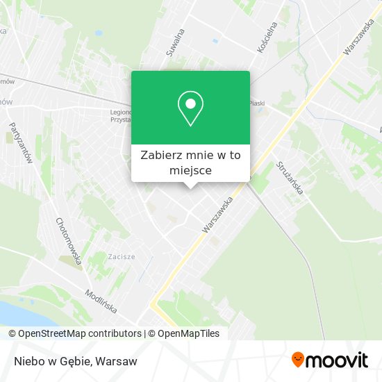 Mapa Niebo w Gębie