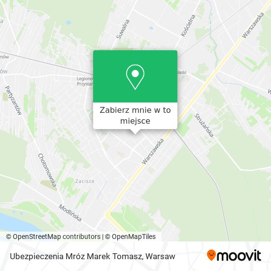 Mapa Ubezpieczenia Mróz Marek Tomasz