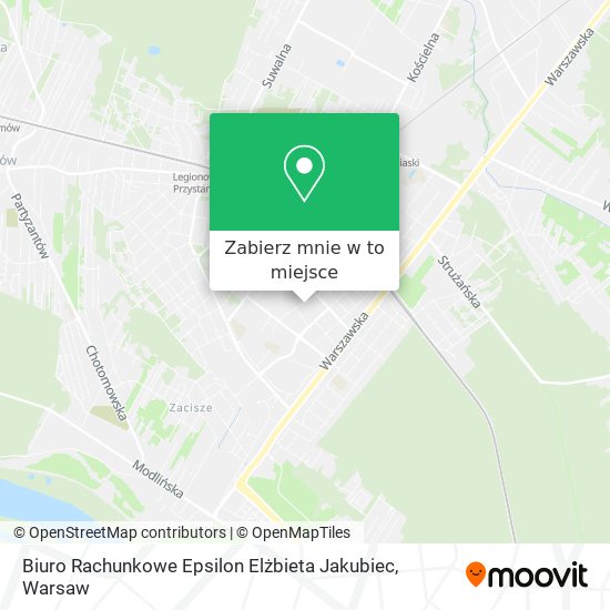 Mapa Biuro Rachunkowe Epsilon Elżbieta Jakubiec