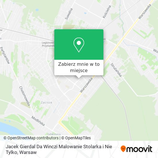 Mapa Jacek Gierdal Da Winczi Malowanie Stolarka i Nie Tylko