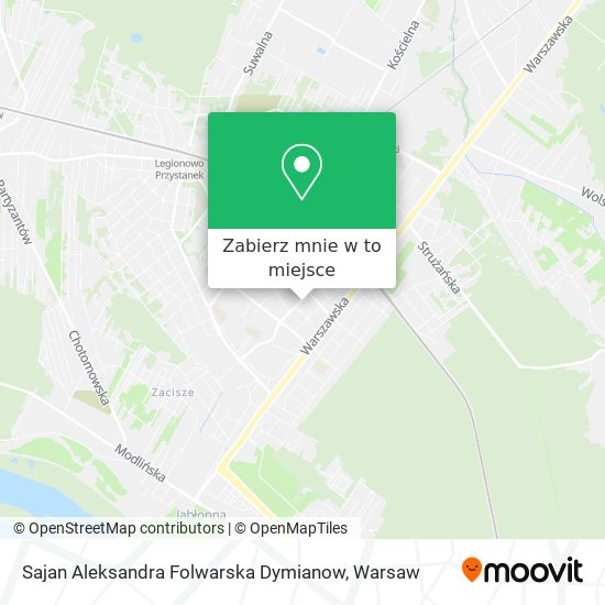 Mapa Sajan Aleksandra Folwarska Dymianow