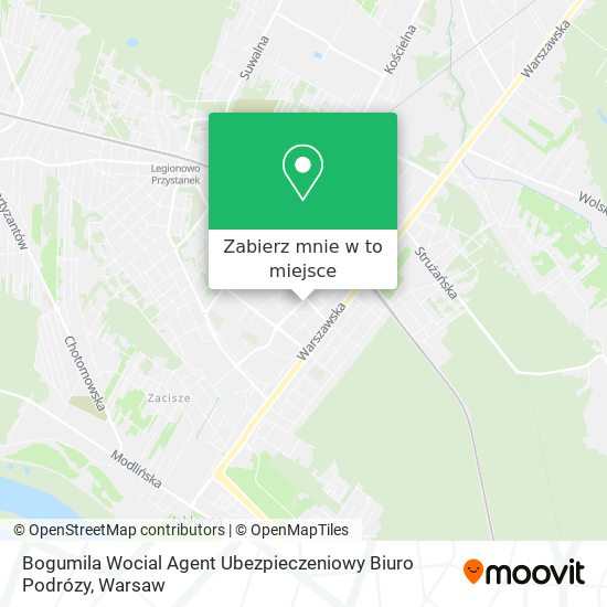 Mapa Bogumila Wocial Agent Ubezpieczeniowy Biuro Podrózy