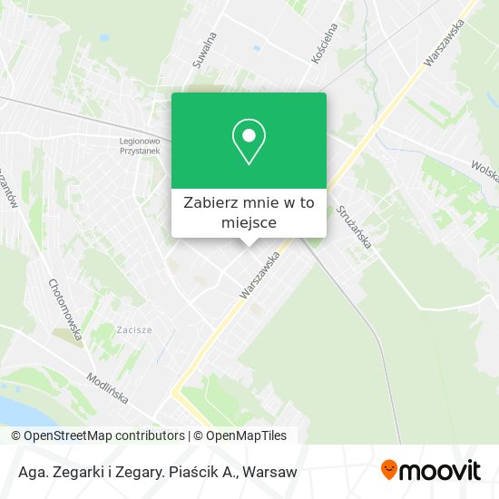 Mapa Aga. Zegarki i Zegary. Piaścik A.