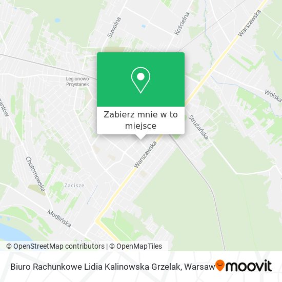 Mapa Biuro Rachunkowe Lidia Kalinowska Grzelak