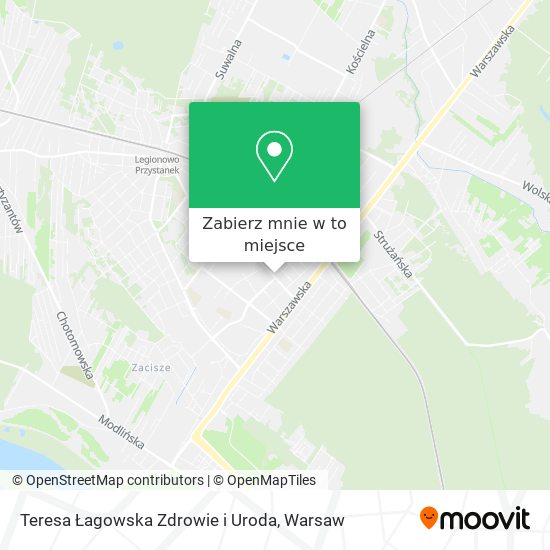 Mapa Teresa Łagowska Zdrowie i Uroda