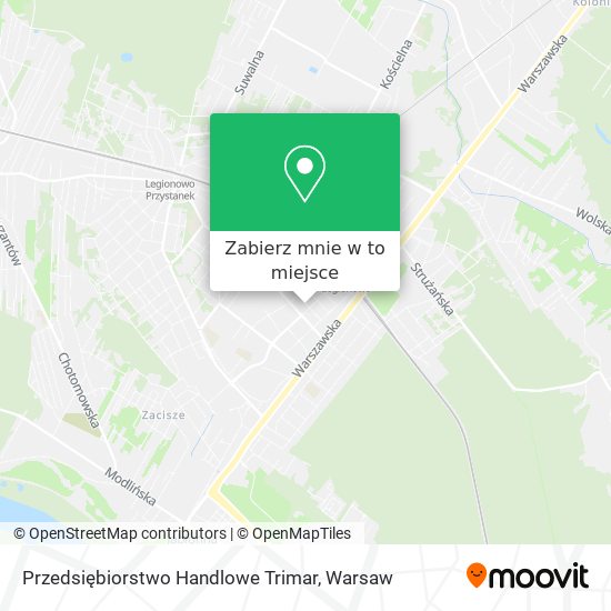 Mapa Przedsiębiorstwo Handlowe Trimar