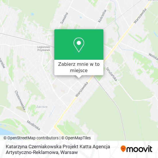 Mapa Katarzyna Czerniakowska Projekt Katta Agencja Artystyczno-Reklamowa