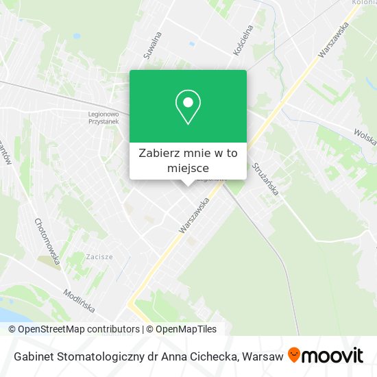 Mapa Gabinet Stomatologiczny dr Anna Cichecka