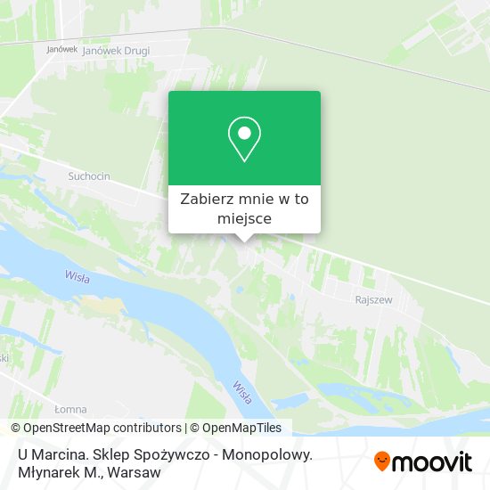 Mapa U Marcina. Sklep Spożywczo - Monopolowy. Młynarek M.