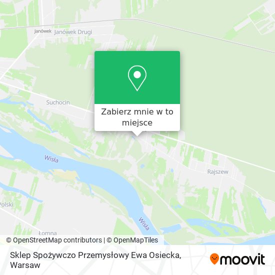 Mapa Sklep Spożywczo Przemysłowy Ewa Osiecka