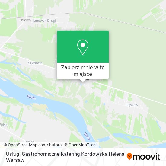 Mapa Usługi Gastronomiczne Katering Kordowska Helena