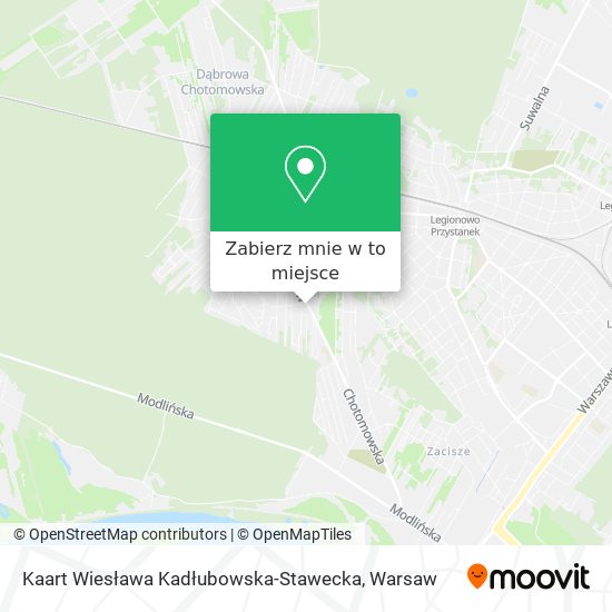 Mapa Kaart Wiesława Kadłubowska-Stawecka