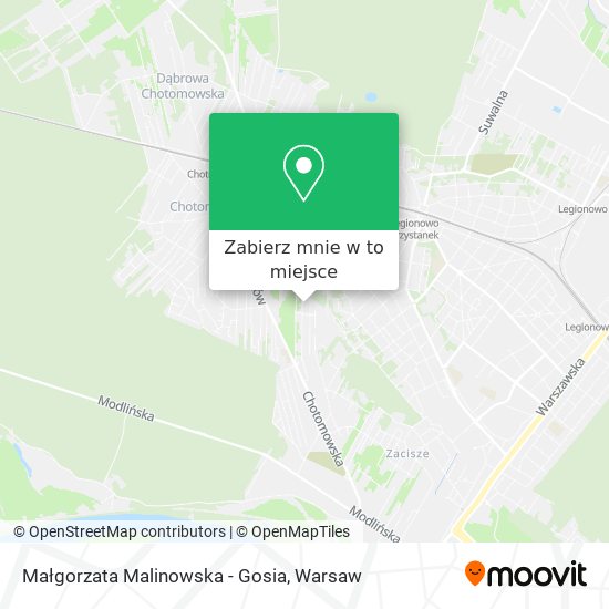 Mapa Małgorzata Malinowska - Gosia