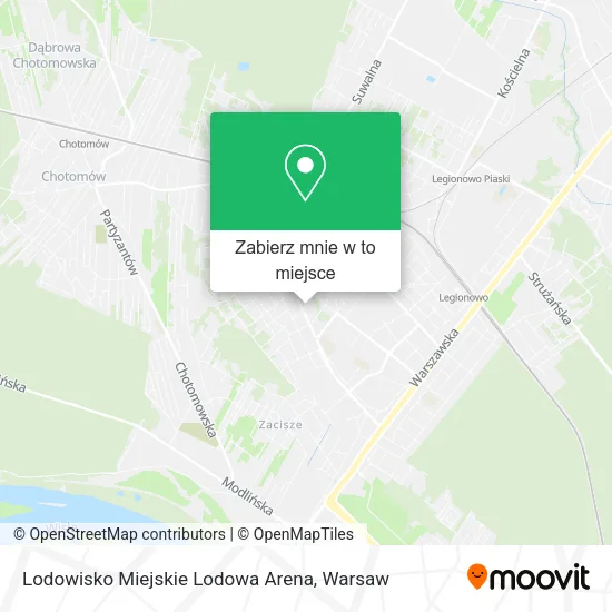Mapa Lodowisko Miejskie Lodowa Arena