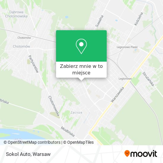 Mapa Sokol Auto