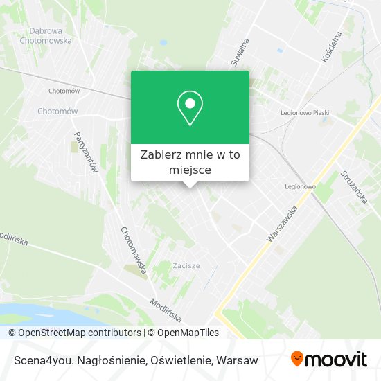 Mapa Scena4you. Nagłośnienie, Oświetlenie