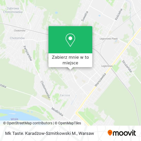 Mapa Mk Taste. Karadżow-Szmitkowski M.