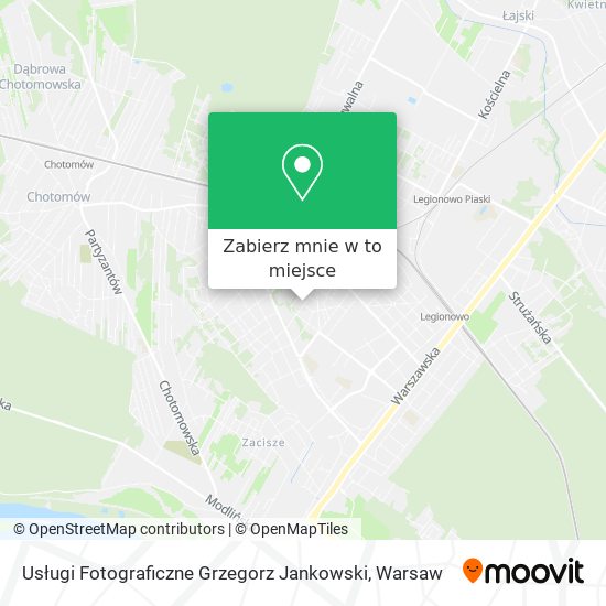 Mapa Usługi Fotograficzne Grzegorz Jankowski