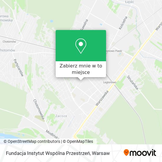 Mapa Fundacja Instytut Wspólna Przestrzeń