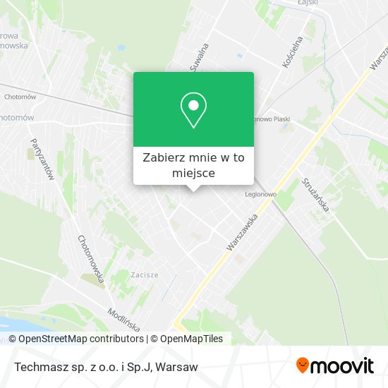 Mapa Techmasz sp. z o.o. i Sp.J