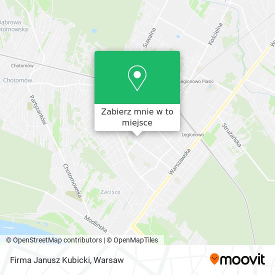 Mapa Firma Janusz Kubicki