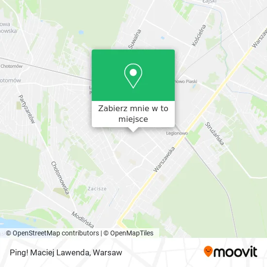 Mapa Ping! Maciej Lawenda