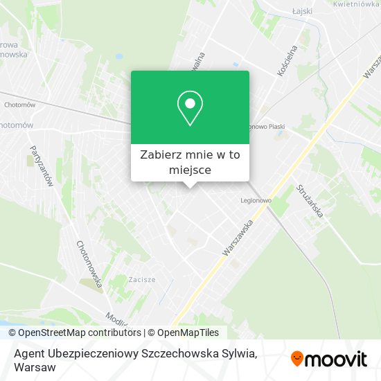 Mapa Agent Ubezpieczeniowy Szczechowska Sylwia