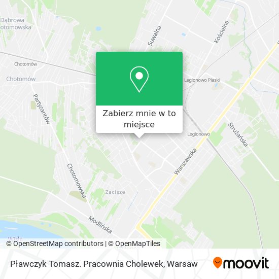 Mapa Pławczyk Tomasz. Pracownia Cholewek