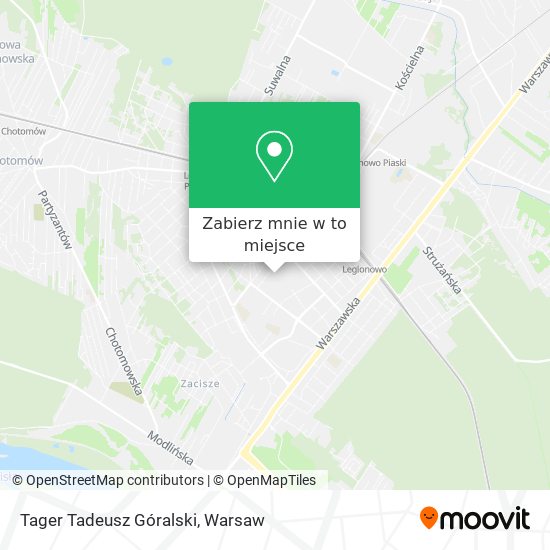 Mapa Tager Tadeusz Góralski