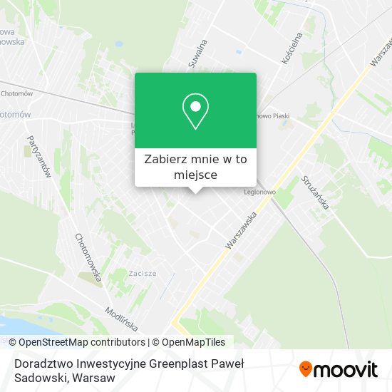 Mapa Doradztwo Inwestycyjne Greenplast Paweł Sadowski