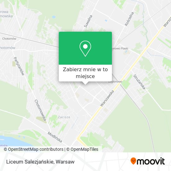 Mapa Liceum Salezjańskie