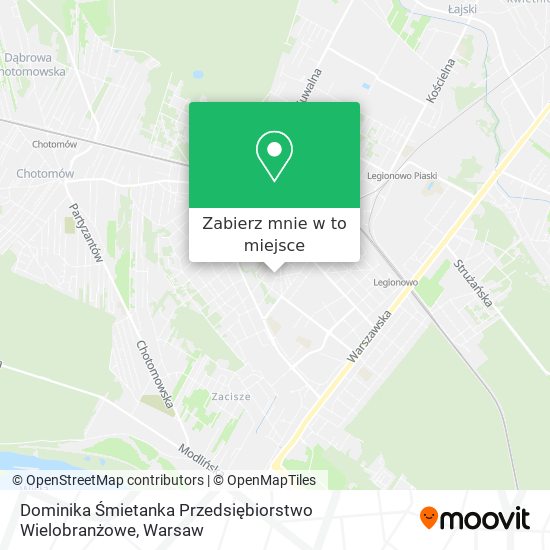 Mapa Dominika Śmietanka Przedsiębiorstwo Wielobranżowe